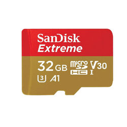 SANDISK 32GB microSDHC Extreme A1 C10 V30 UHS-I U3 Speicherkarte Memory Card