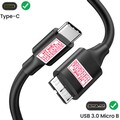 USB C auf Micro-B Datenkabel Kabel für INTENSO Externe Festplatte 6021580