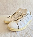 adidas Original endorsed by Stan Smith Vintage Leder Sneaker Gr. 40 Uk 6,5 Weiß