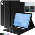 Hülle mit QWERTZ Bluetooth Tastatur Maus für Apple iPad 11. Gen (A16) 11" 2025