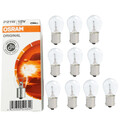 10 Stück Osram 12V 21W P21W BA15s Lampe Kugellampe Glühlampe Glühbirne   O14h