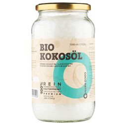 Bio Kokosöl CocoNativo - 1000mL (1L) - Bio Kokosfett, Kokosnussöl, Premium