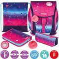 Herlitz Schulranzen Set FiloLight Plus Pink Stars 6-teilig Sterne Schultasche
