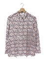 ESPRIT Langarmhemd Damen Hemd Gr. DE 40 weiß-pink-schwarz Casual-Look