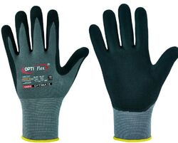 OPTIMATE OPTI FLEX  Nitril Arbeitshandschuhe Nylon Montagehandschuhe Gr.7-12