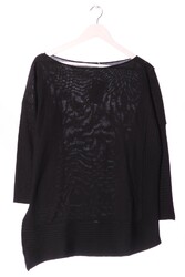 MARINA RINALDI Feinstrickpullover Damen Pullover Gr. DE 38 schwarz Casual-Look