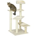 Kratzbaum Katzenkratzbaum mit Sisalsäulen Katzenbaum Beige