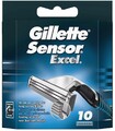 Gillette 10er-Pack Sensor Excel Ersatzklingen