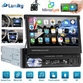 7" 1DIN Flip Autoradio Touchscreen Bildschirm Bluetooth USB SD MP5 Player Radio