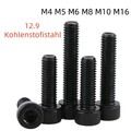 Zylinderschrauben Mit Linksgewinde 12.9 Stahl Innensechskant M4 M5 M6 M8 M10 M16