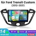 DAB+ Für Ford Transit Custom 2012-23 Carplay Android 14 Autoradio GPS Navi DAB+