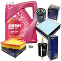 SCT Inspektionspaket 5 L MANNOL Energy Combi LL 5W-30 für Skoda Fabia I 6Y2 1.4
