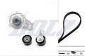 Wasserpumpe + Zahnriemen Satz für Fiat Ford Peugeot Citroen Dolz Kd016 2004 ->