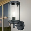 LED Design Laterne Wand Strahler Garten Leuchte Außen Fassaden Lampe Anthrazit
