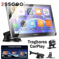 9" Zoll Tragbarer Apple CarPlay und Android Auto Wireless Display Autoradio Neu