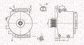 MAGNETI MARELLI Lichtmaschine Generator Lima 063731764010 für MERCEDES KLASSE