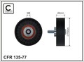 CAFFARO Umlenk-/Führungsrolle Keilrippenriemen 135-77 für FIAT DUCATO PEUGEOT 2