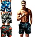 Camouflage Badeshorts Badehose Shorts Herren Männer Bermuda Shorts Sport Men  74