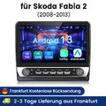 Für Skoda Fabia II 2008-2013 Carplay Android 13 Autoradio GPS Navi WIFI BT SWC