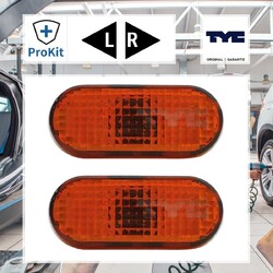 2x ORIGINAL® Tyc Blinkleuchte Links, Rechts für VW Polo Passat Variant Golf