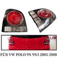 2x HECKLEUCHTE RÜCKLEUCHTE RÜCKLICHT ROT L+R PASSEND FÜR VW POLO 9N 9N3 05-09