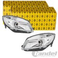 2x HELLA EINFACHSCHEINWERFER HALOGEN SCHEINWERFER SATZ passend für SKODA