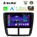 2+64GB Autoradio Android 14 CarPlay GPS Für Subaru Forester 2008-2013 Navi DAB+