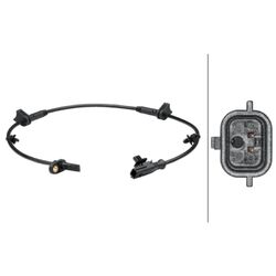 HELLA Sensor Raddrehzahl ABS Sensor Vorne 6PU 012 679-111