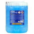 Kühlerfrostschutz MANNOL G11 AG11 Antifreeze 10 Liter Fertiggemisch -40°C blau 