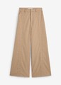 Marlenehose m hohem Bund aus Viskose-Mix Gr. 40 Khakibeige Damen-Hose Neu R-Ware
