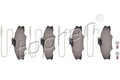 Topran Bremsbelagsatz, Scheibenbremse 721 430 für PEUGEOT