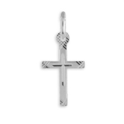 ECHT 925 Silber Anhänger Kreuz Halskette Kette Schmuck Damen Herren Kinder