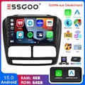 9" Autoradio DAB+ 4+64G Android 15 CarPlay GPS Kamera+ Für Fiat Doblo Opel Combo