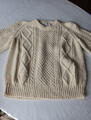Quill's Woollen Market Woll Pullover Gr 38 Aus Irland Handstrick