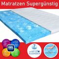 Gelschaum Topper 7 Zonen Gel Matratzenauflage für Boxspringbetten und Matratzen 