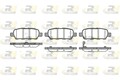 Bremsbelagsatz Scheibenbremse ROADHOUSE 2876.01 für NISSAN RENAULT KOLEOS 1 dCi