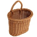  Imitation Rattan Wandkorb Wandmontierter Kunststoff-Aufbewahrungskorb für
