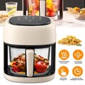 Heißluftfritteuse XXL Air fryer Backofen Fritteusen Heißluft Friteuse Grill 6L