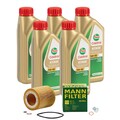 5L CASTROL EDGE 5W-30 M LL-04 + MANN Ölfilter für BMW 3er 5er X1 X3 X4 X5 X6 N20