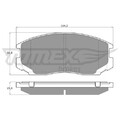 1x Bremsbelagsatz, Scheibenbremse TOMEX Brakes TX 12-91 passend für DAIHATSU