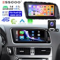 4G 8.8" Android14 Autoradio CarPlay 8-Kern 6+128G WiFi Für Audi Q5 8R 2009-16 BT
