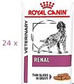 (€ 14,15 /kg) Royal Canin Renal in Soße Nierendiät Hundefutter 24 Beutel x 100 g
