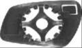 1x VAN WEZEL 1863836 Spiegelglas, Außenspiegel