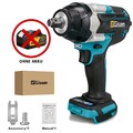 Schlagschrauber 1800 N.M Drehmoment Bürstenloser 1/2 Zoll für Makita 18V Akku