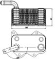 MAHLE Motoröl Ölkühler Für AUDI A1 A3 SEAT Altea SKODA VW Eos 99-17 06D117021C