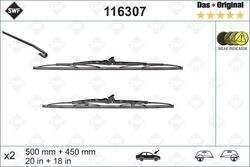 SWF 116307 Wischblatt für CITROËN HONDA HYUNDAI MG MITSUBISHI PEUGEOT ROVER