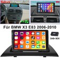 4+64G Für BMW X3 E83 2004-2012 Android13 GPS Navi Autoradio WIFI BT RDS SAT DAB+