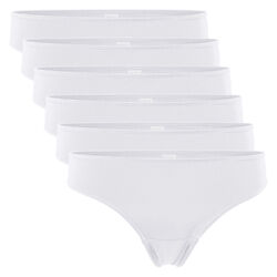 Celodoro Damen String Tanga (6er Pack) Mini-Slips aus Quick Dry-Fasern