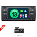 DVR+Für BMW 5er E39 7" Touchscreen Autoradio GPS Navi Android 13 Auto CarPlay BT