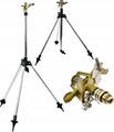 Messing Sprenger Impulsregner Sprinkler Rasensprenger  Set Stativ Kreisregner